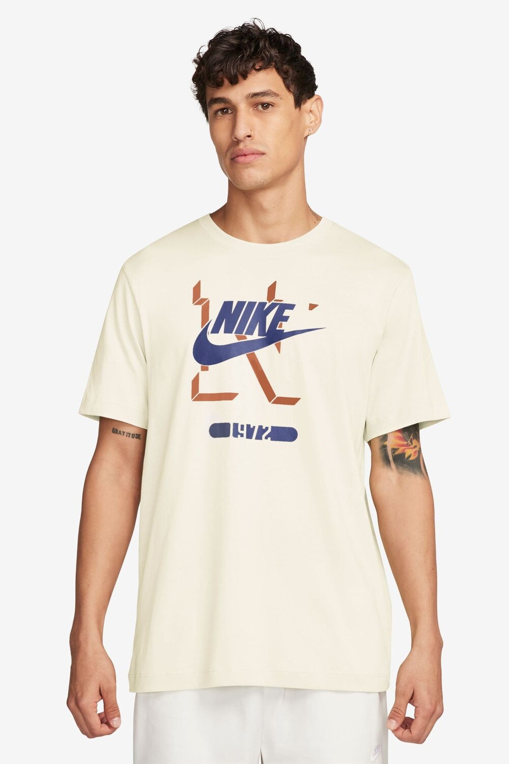 

Спортивная футболка Nike, бежевый