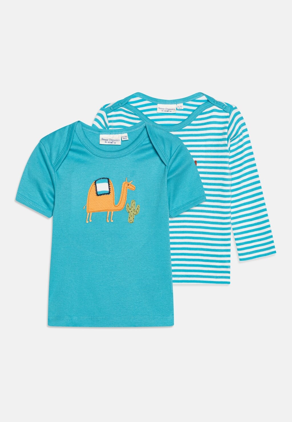 

Футболка с принтом TILLY RETRO BABY UNISEX SET Sense Organics, цвет sky blue