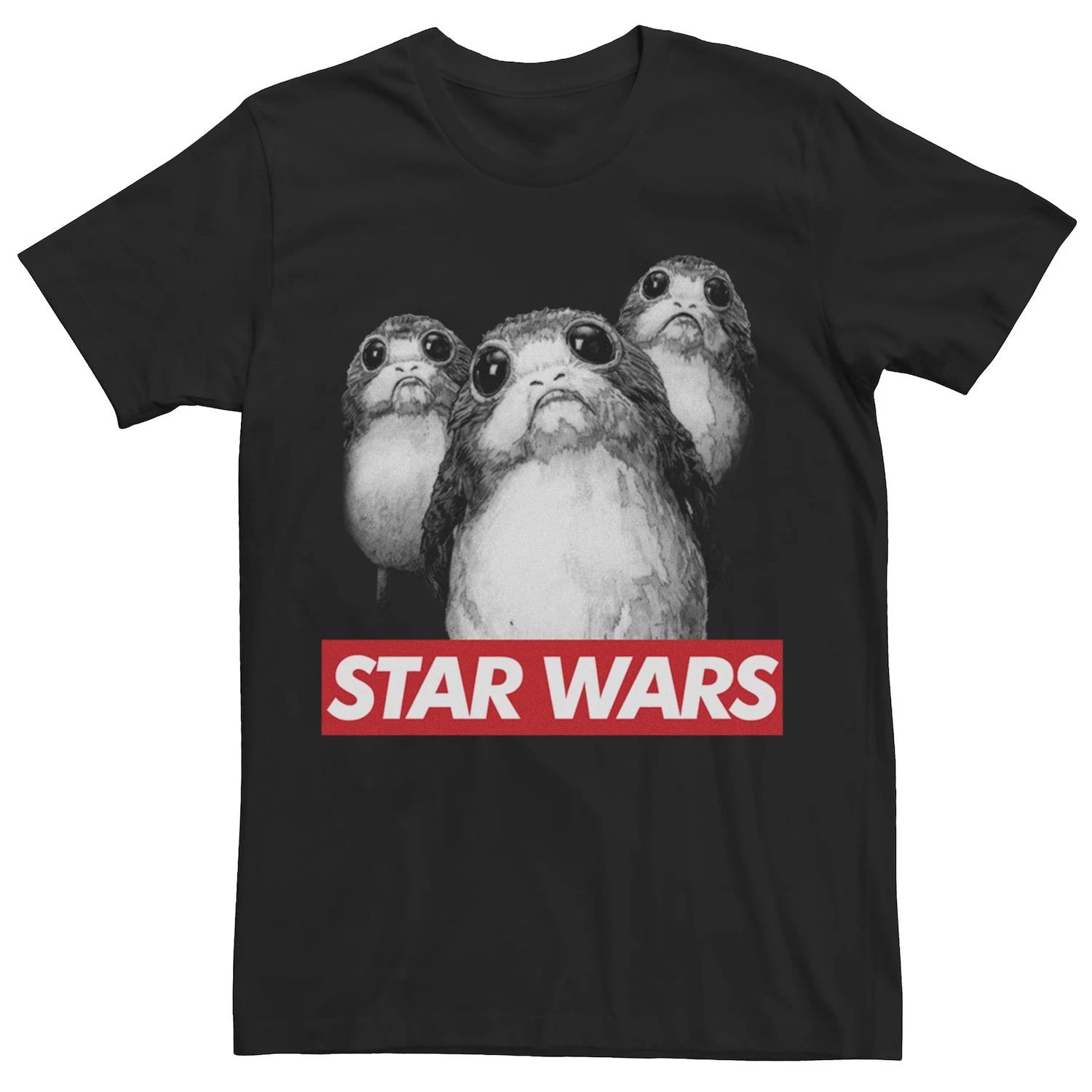 Мужская футболка с плакатом «Звездные войны» Porgalicious Star Wars