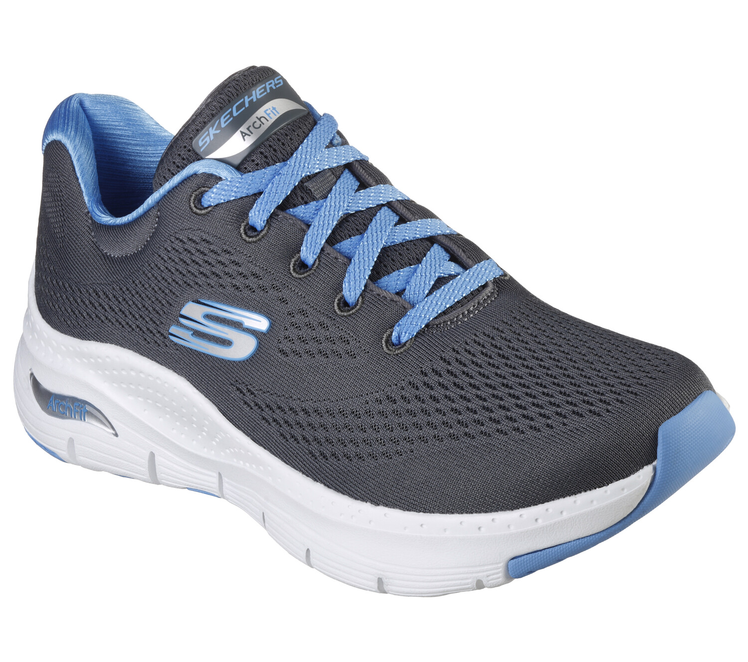 Кроссовки Skechers ARCH FIT BIG APPEAL, цвет Dunkelgrau/Blau женские кроссовки flex appeal 4 0 let it blossom темно синие skechers цвет blau