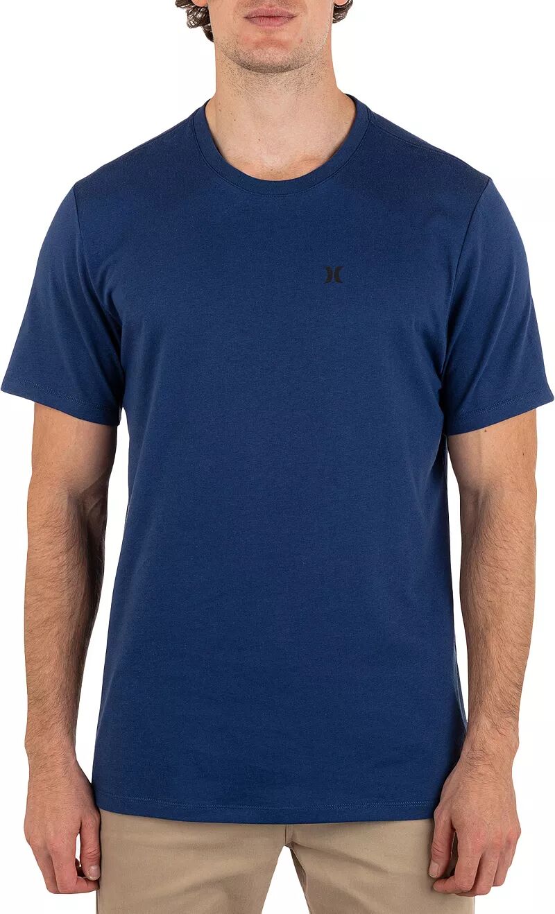 

Мужская рубашка Hurley на каждый день Explore Icon с коротким рукавом, голубой