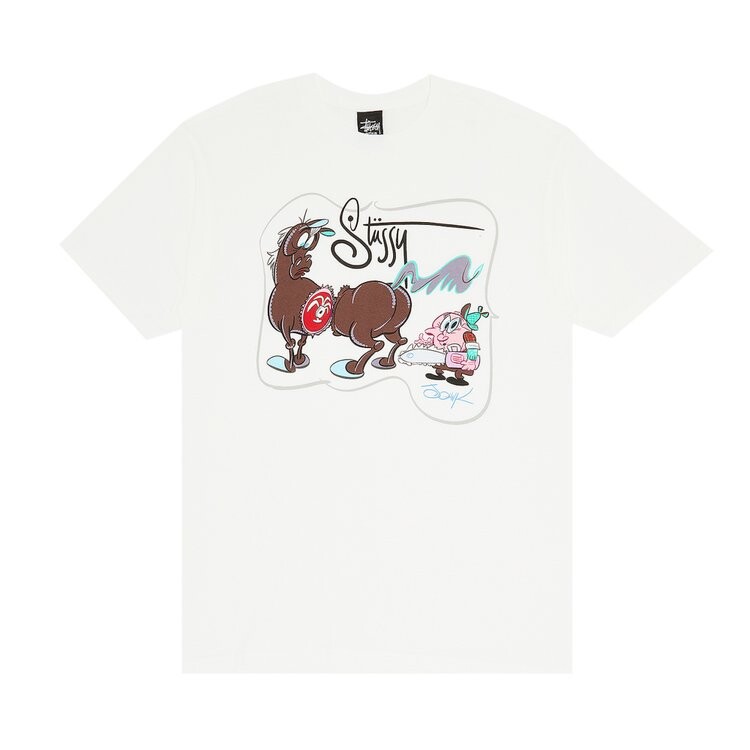 

Футболка Stussy John K Horse 'White', белый