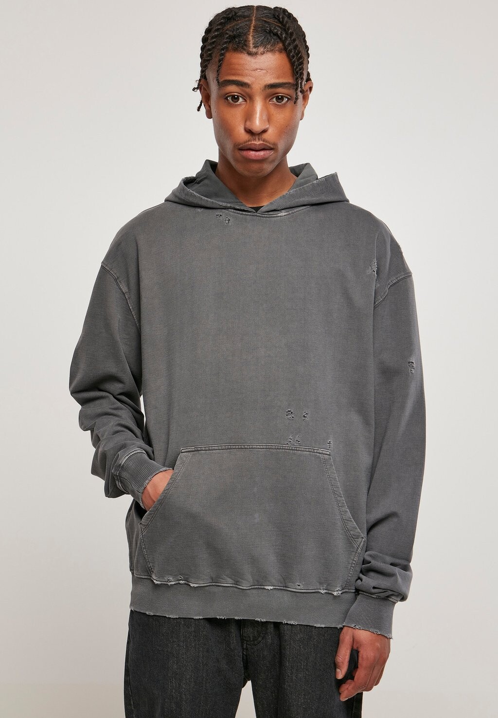 

Толстовка Distressed Urban Classics, цвет darkshadow