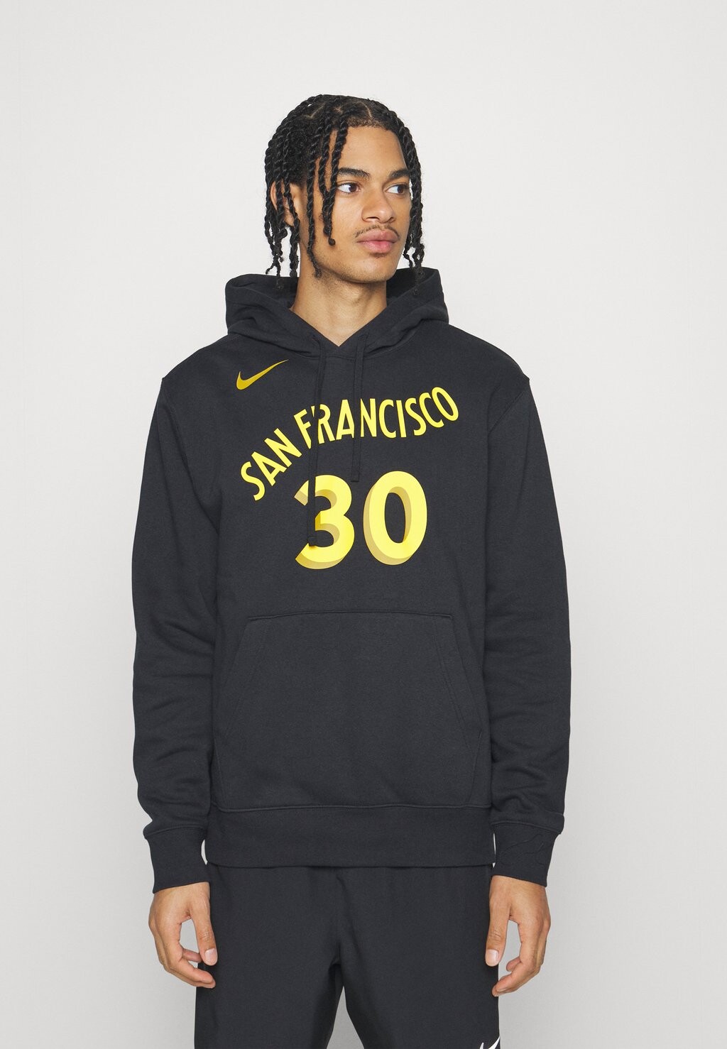 

Team Nba Golden State Warriors Stephen Curry City Edition Hoodie Nike, цвет black/curry stephen