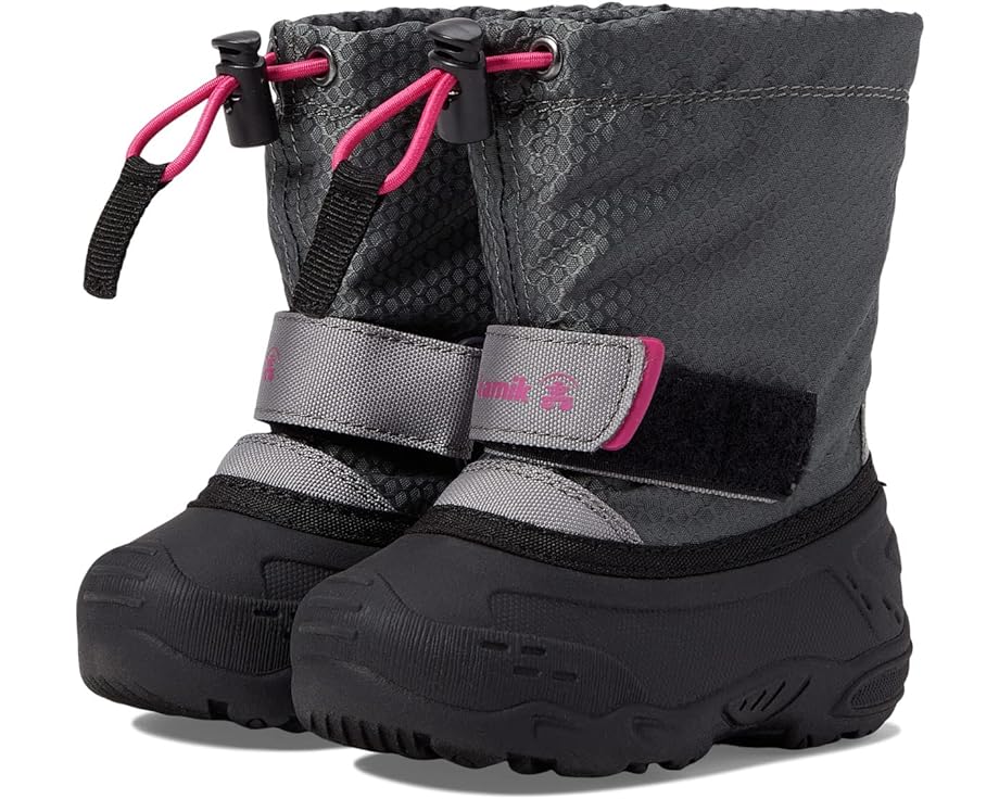 Ботинки Kamik Finley 2T, цвет Gray/Pink ботинки kamik finley хаки