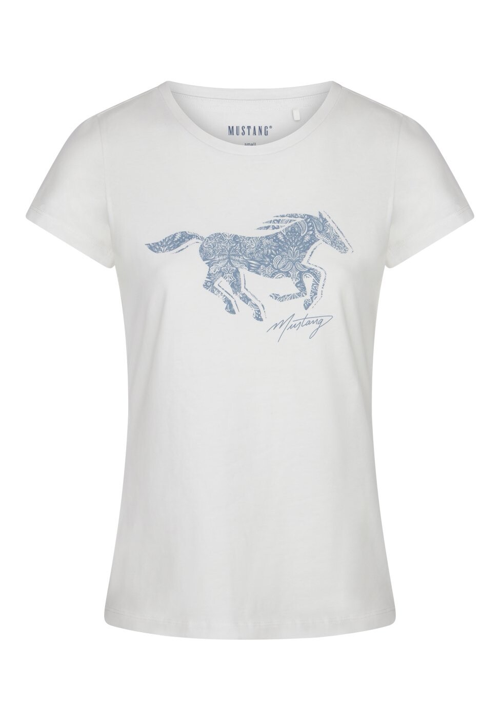 

Футболка с принтом ALEXIA C LOGO Mustang, цвет weiß