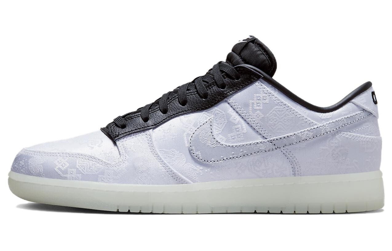 

Кроссовки Nike Dunk Low CLOT Fragment, белый