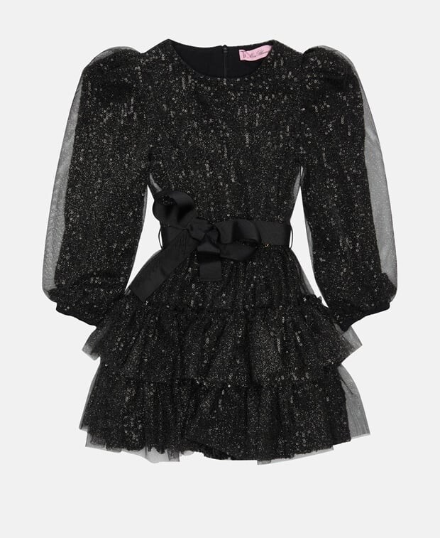 

Тюлевое платье Miss Blumarine, черный