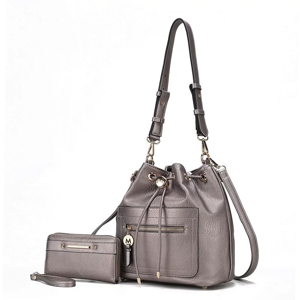 Женская сумка-мешок Larissa из веганской кожи MKF Collection с кошельком от Mia K MKF Collection