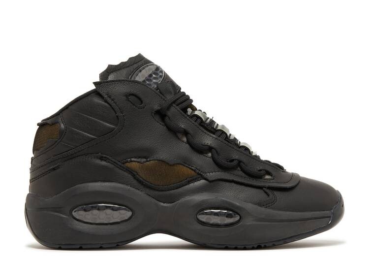 

Кроссовки Reebok MAISON MARGIELA X QUESTION MID 'MEMORY OF - BLACK', черный