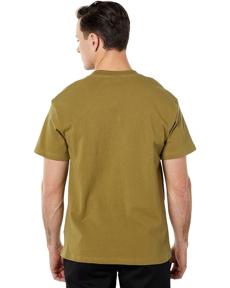 

Футболка Deus Ex Machina Plain Military Tee, цвет Olive Drab