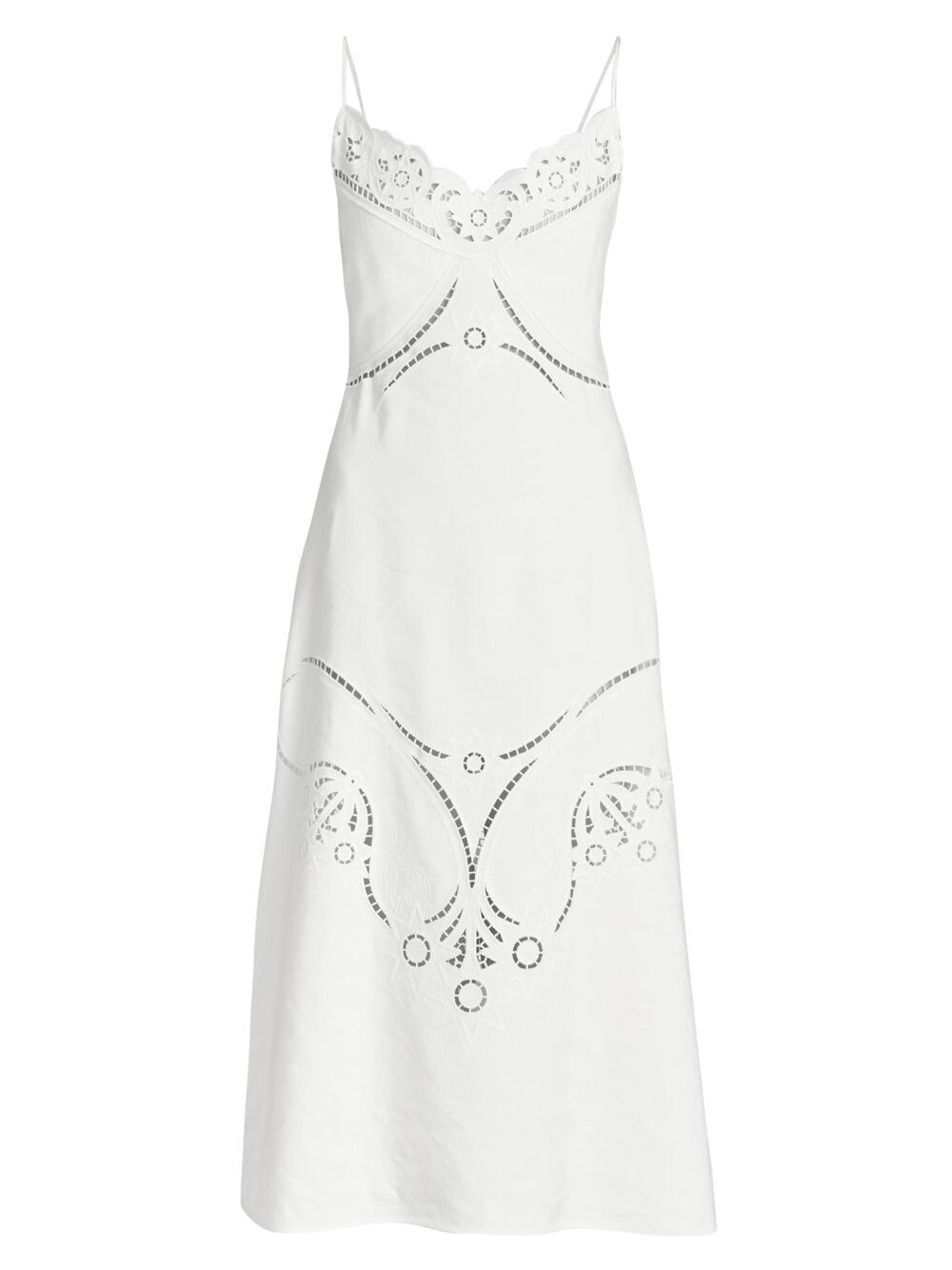 

Платье из парусины с люверсами Chloé