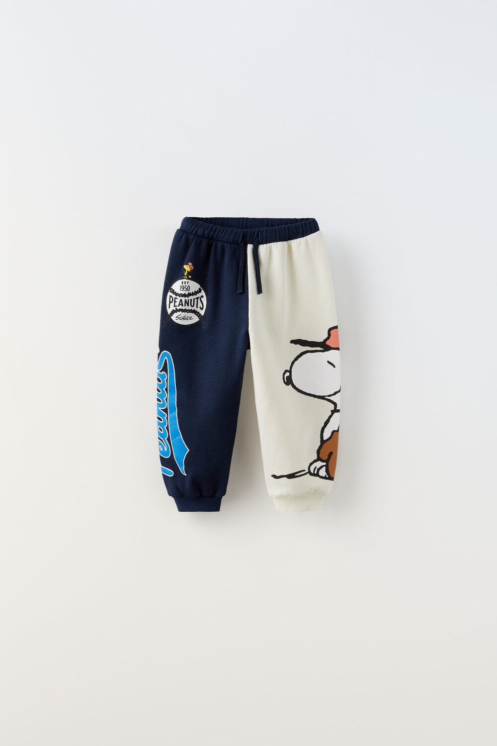 

Брюки snoopy peanuts Zara, темно-синий