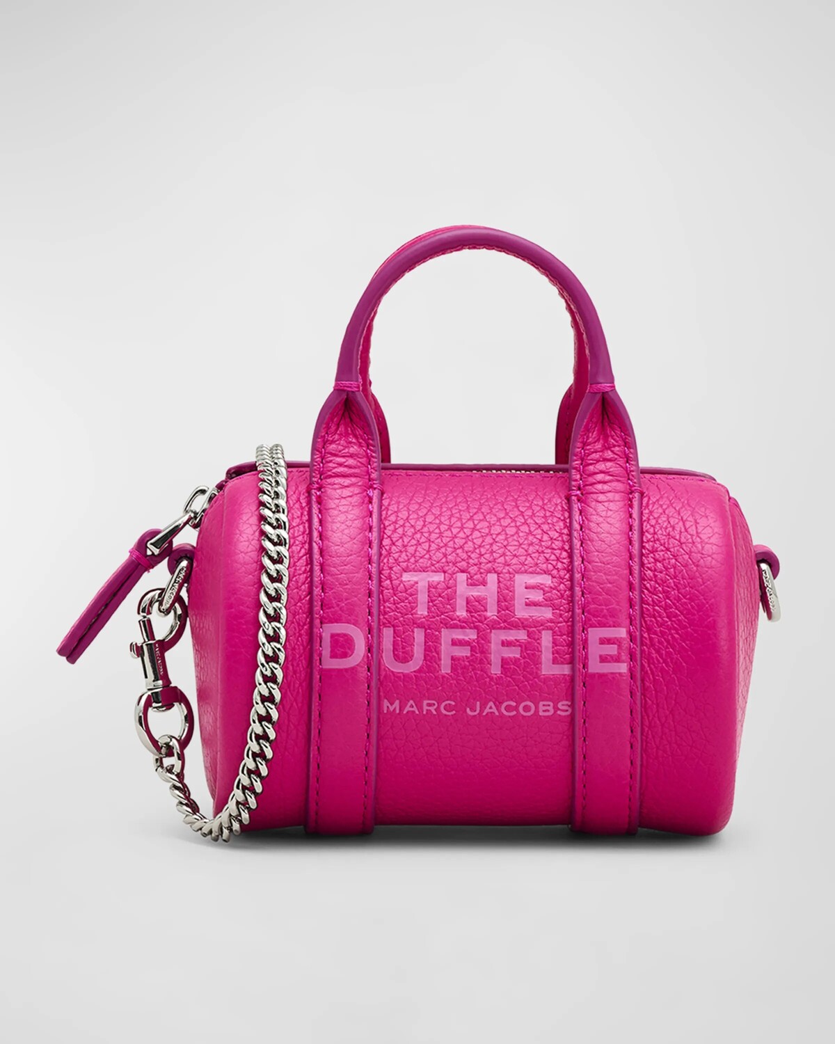 

Кожаная сумка через плечо Nano Duffle Marc Jacobs, цвет Hot Pink