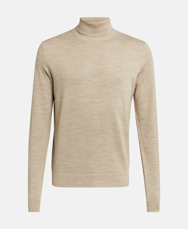 

Джемпер из мериносовой шерсти Selected Homme, песочный