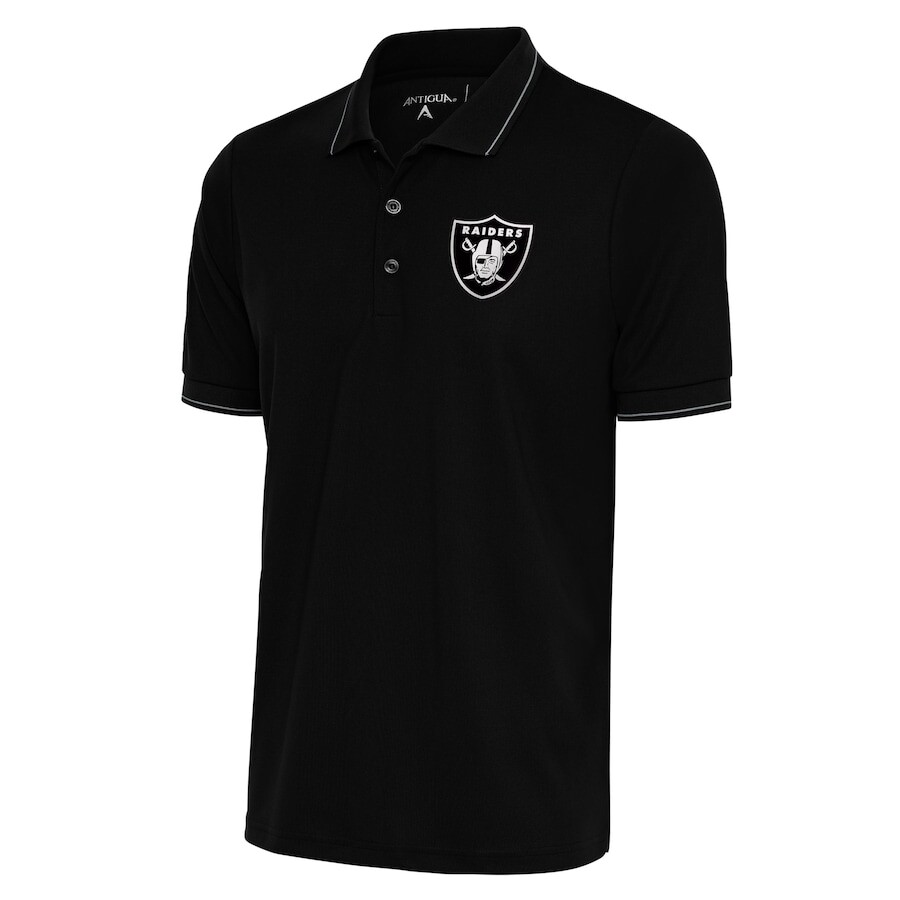

Поло с коротким рукавом Antigua Las Vegas Raiders, черный