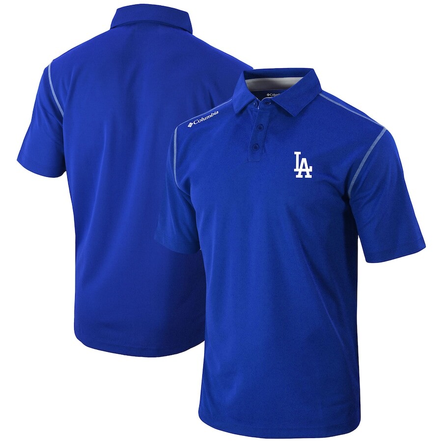 

Поло с коротким рукавом Columbia Los Angeles Dodgers, роял