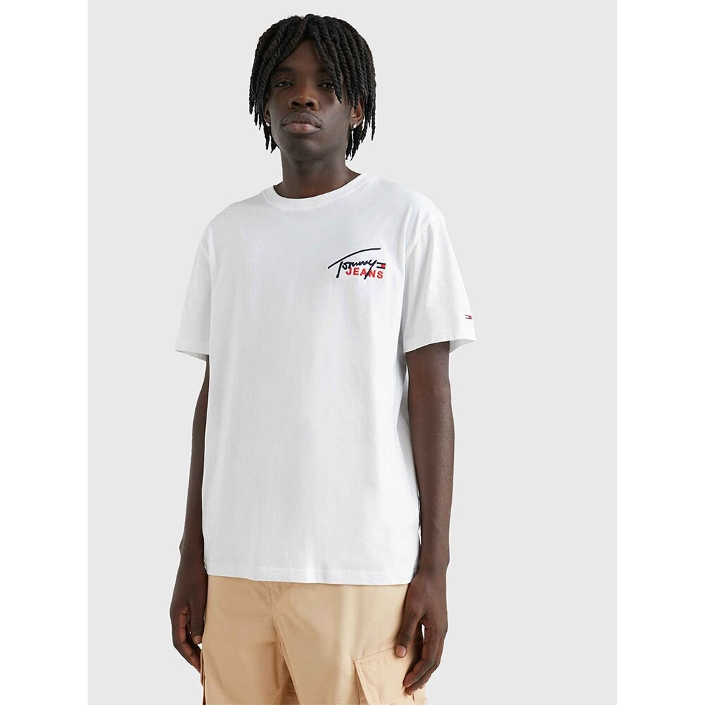 

Футболка Tommy Jeans Classic Graphic Signature, белый