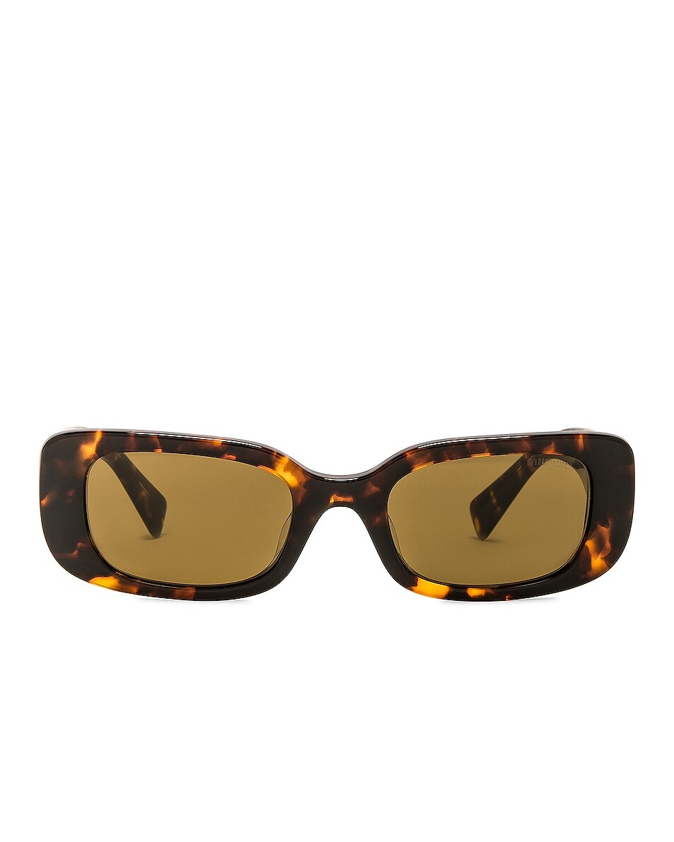Солнцезащитные очки Miu Miu Rectangular, коричневый