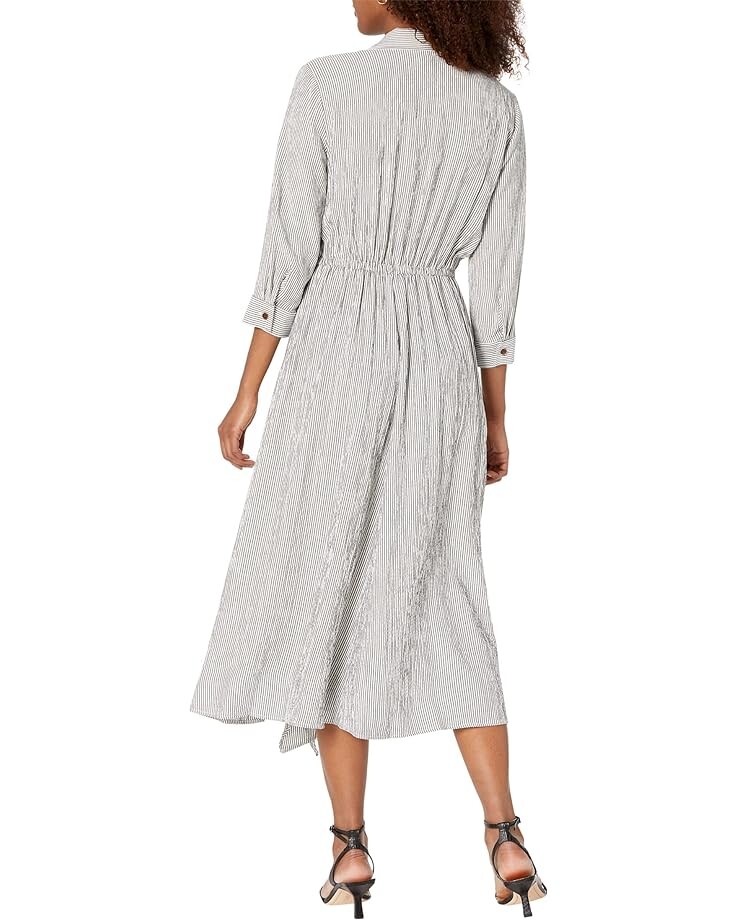 

Платье Calvin Klein Gauze Collard Dress with Draped Skirt Detail, цвет Twilight Cream