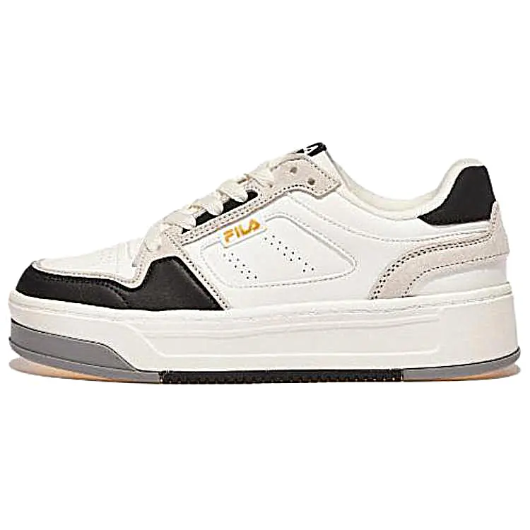

Кроссовки FILA Court Ball Color 100 Skateboarding Shoes Unisex Low-top White/Black, белый/черный