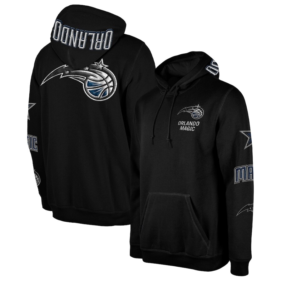 

Пуловер с капюшоном New Era Orlando Magic, черный