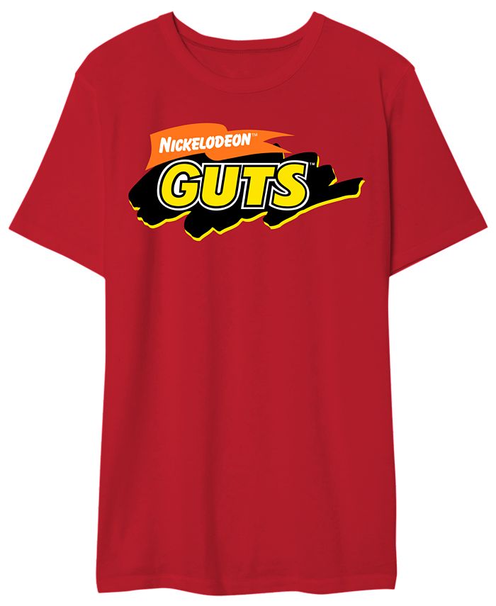 Мужская футболка Nickelodeon с рисунком Guts AIRWAVES, красный