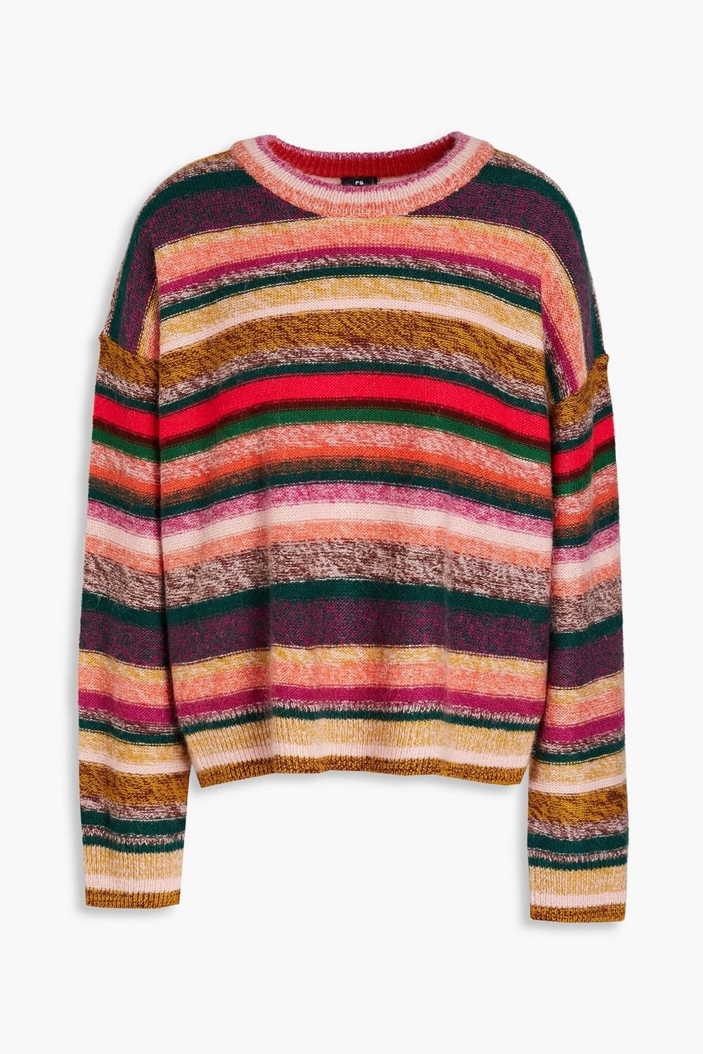 

Полосатый свитер вязки интарсия PS PAUL SMITH, разноцветный