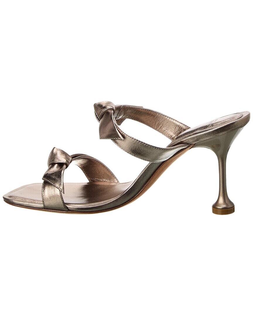 

Alexandre Birman Кожаные сандалии Clarita Square Flare 85, золото