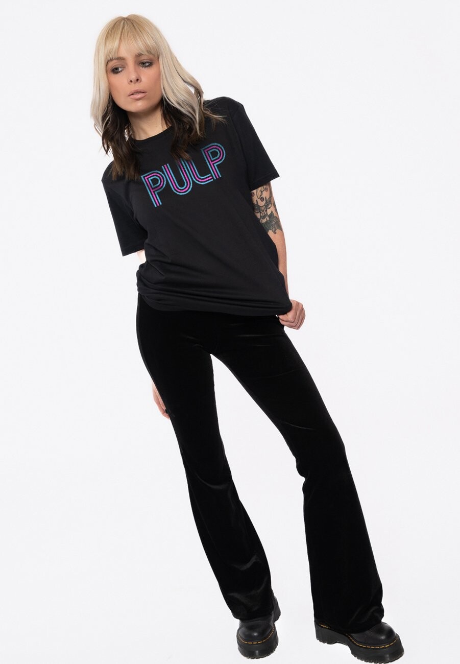 

Футболка с принтом PULP INTRO BAND LOGO Paradiso Clothing, черный