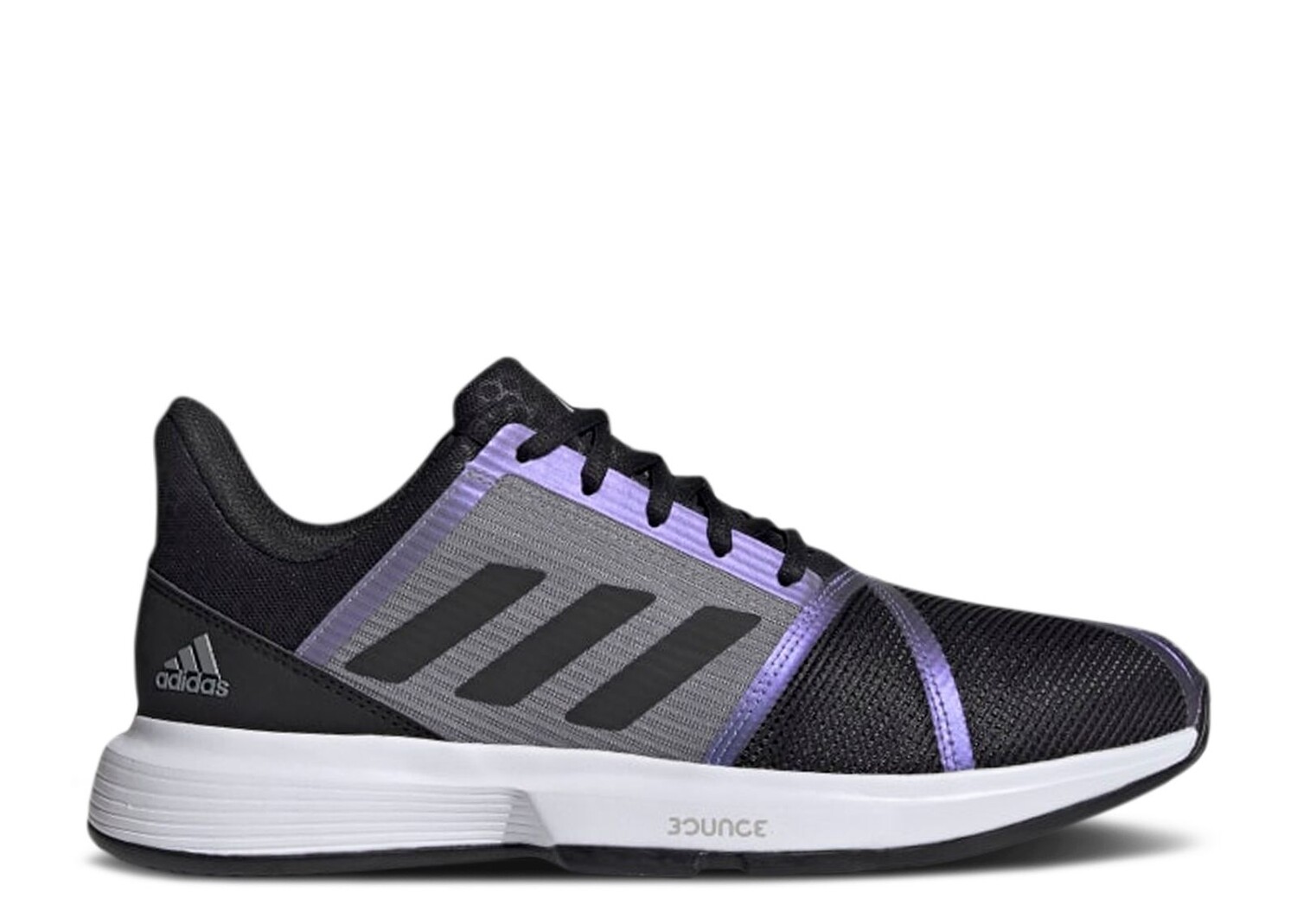 

Кроссовки adidas Courtjam Bounce 'Black Iridescent', черный