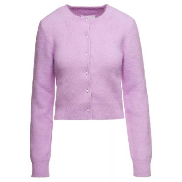 

Кардиган angora cardigan Maison Margiela, фиолетовый