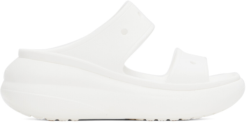 

Белые сандалии Crocs Crush