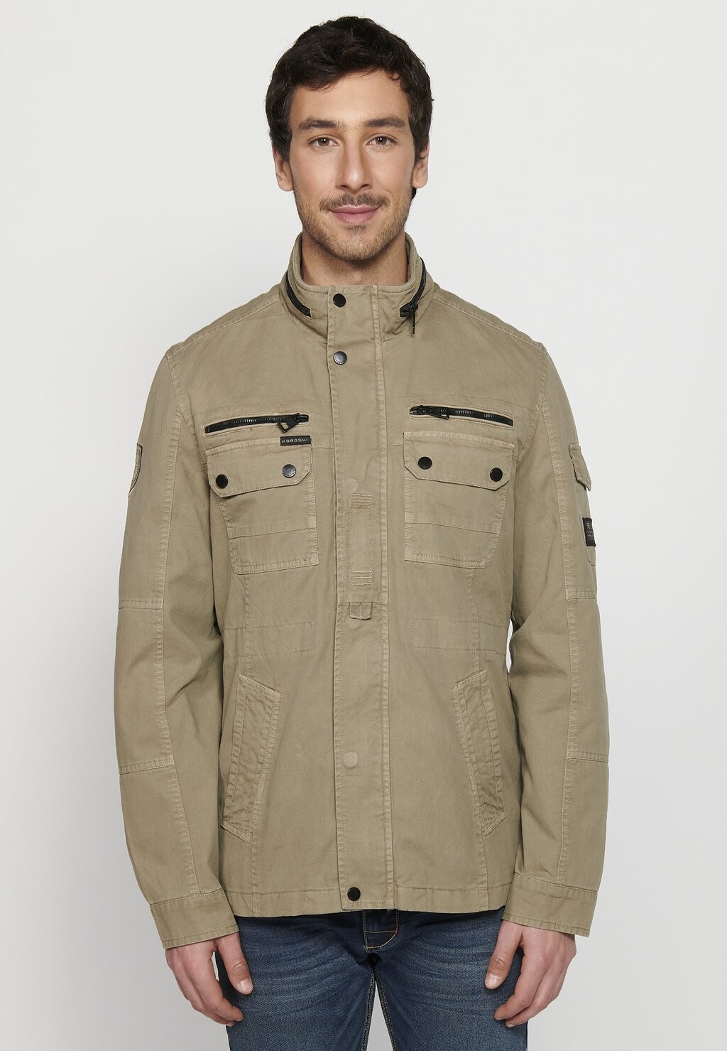 

Куртка Koroshi, цвет vison mink light brown