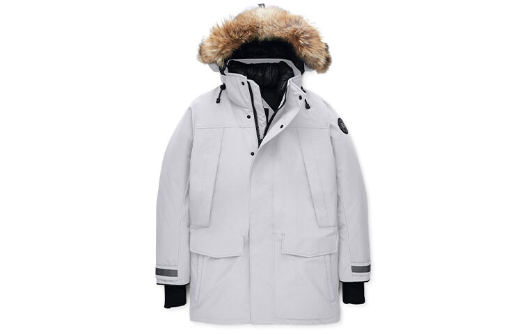 

Мужской пуховик Canada Goose, цвет silver birch color