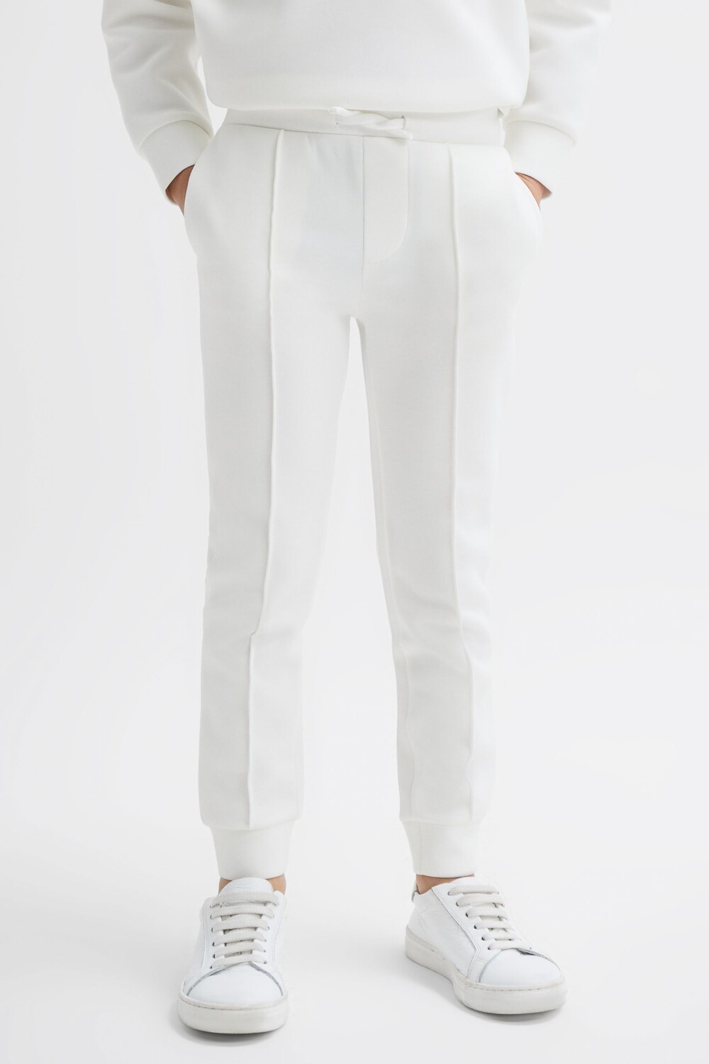 

Джоггеры Premier с кулиской из джерси Reiss, белый