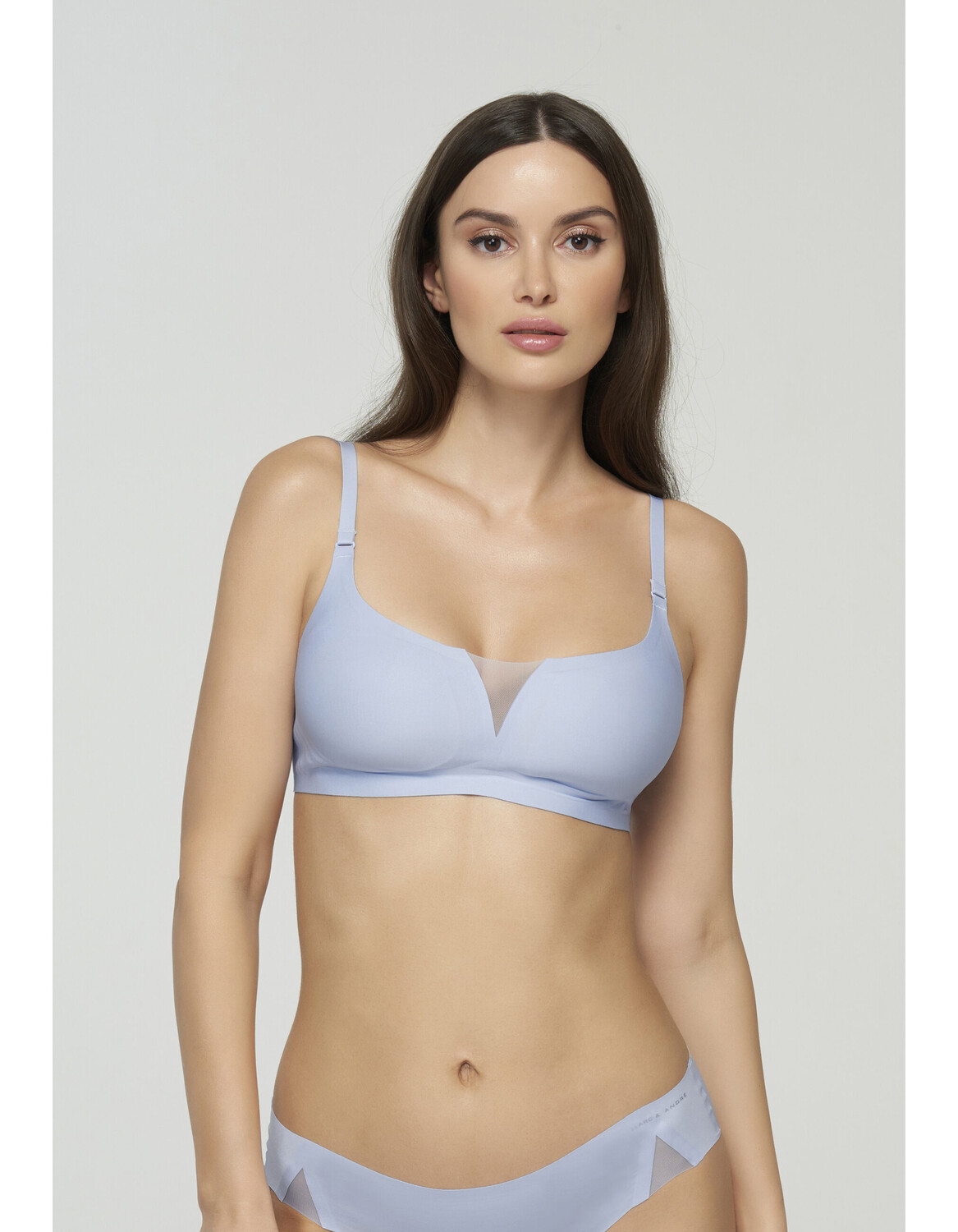

Бюстгальтер без косточек Marc and Andre BH Top Second Skin, синий