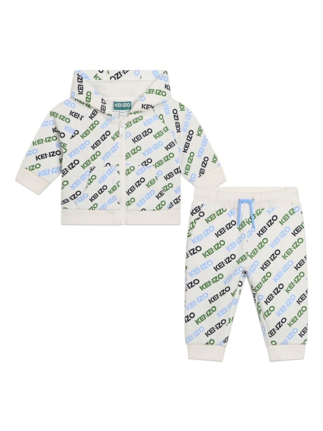 

Kenzo Kids спортивный костюм с логотипом, белый