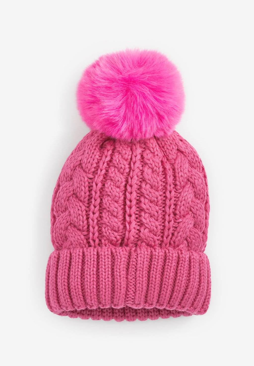 Шапка Cable Pom Pom Next, цвет mottled pink шапка lightweight knitted pom pom hat next розовый