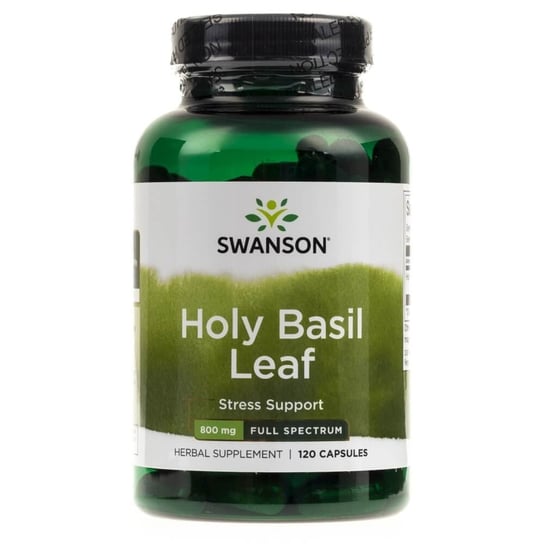 Swanson, Лист базилика священного, 400 мг, 120 капсул