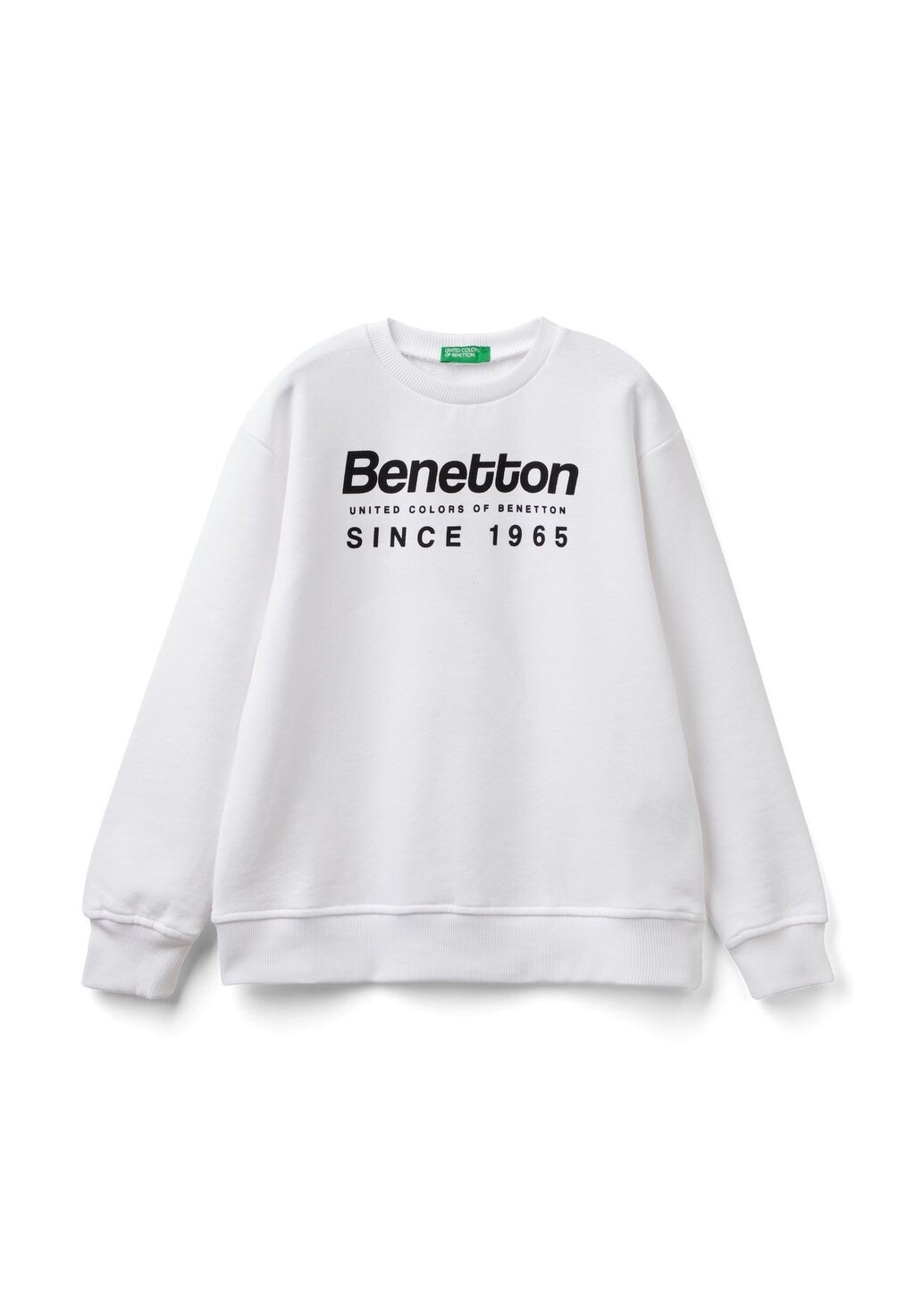 Толстовка WITH LOGO United Colors of Benetton, белый