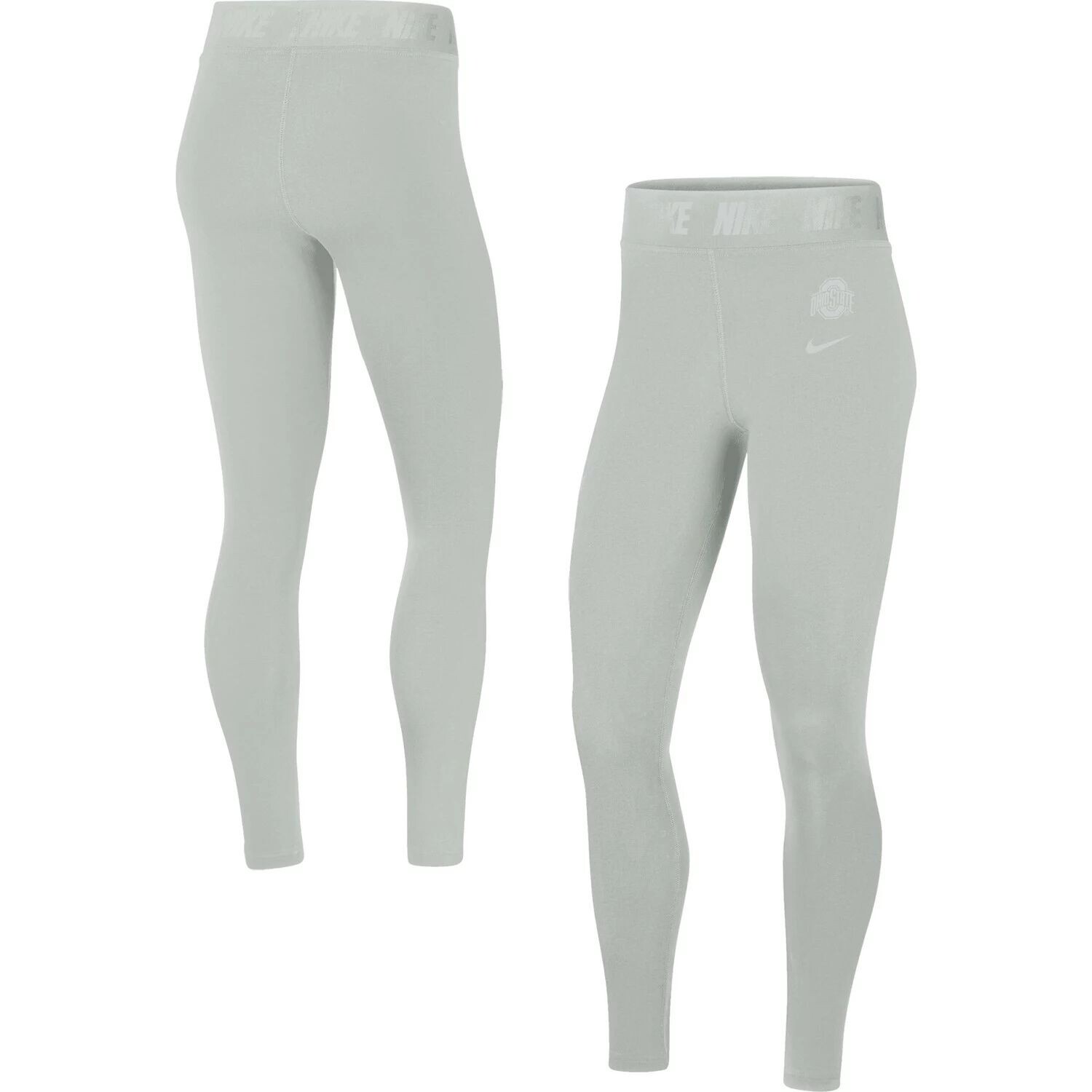 

Женские узкие леггинсы трехслойного цвета Nike Grey Ohio State Buckeyes Nike