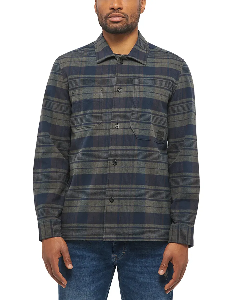 

Рубашка MUSTANG с длинными рукавами "Style Clemens C overshirt", цвет Bunt 12330