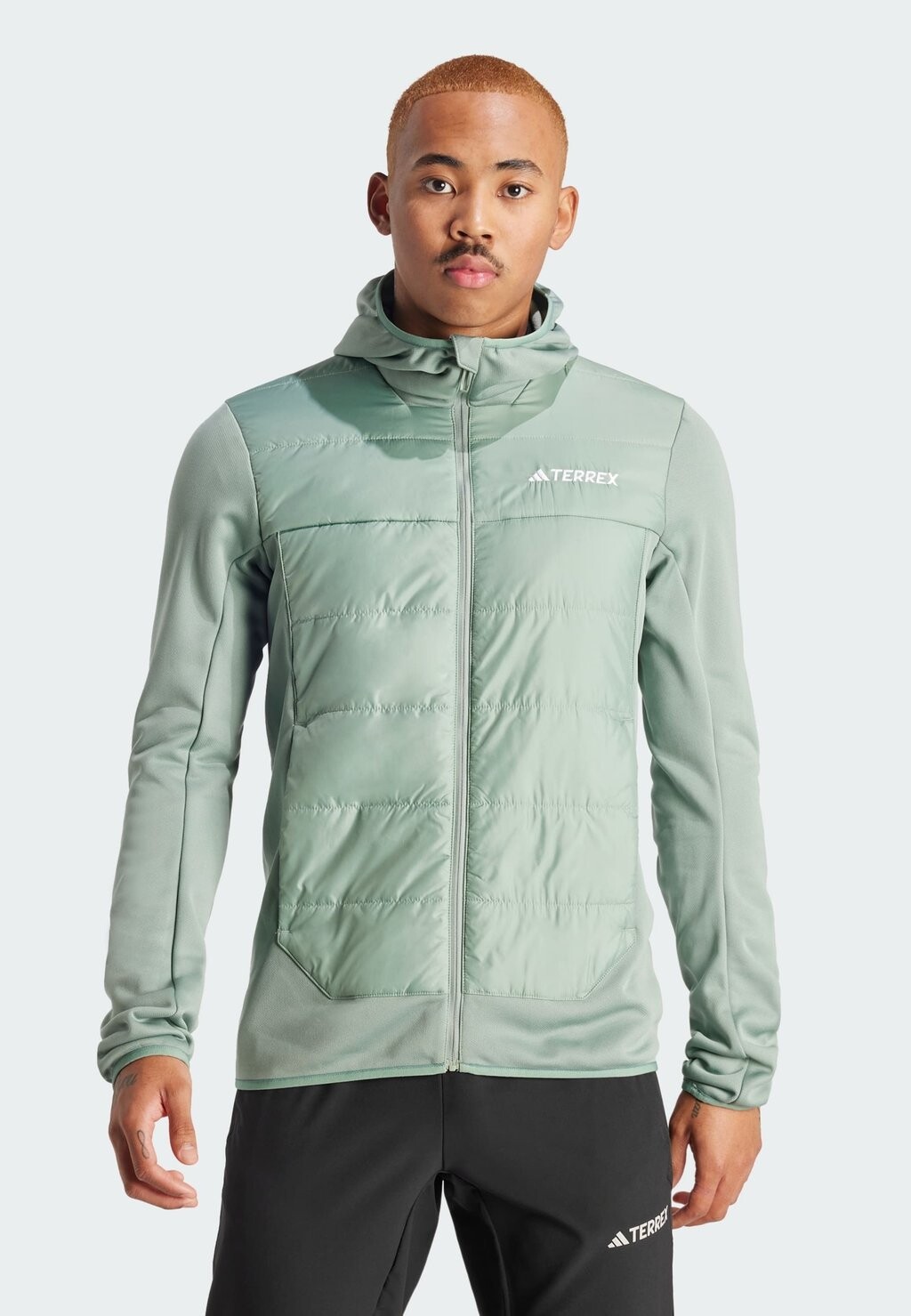 

Спортивная куртка Multi Hybrid Insulated Adidas, цвет silver green
