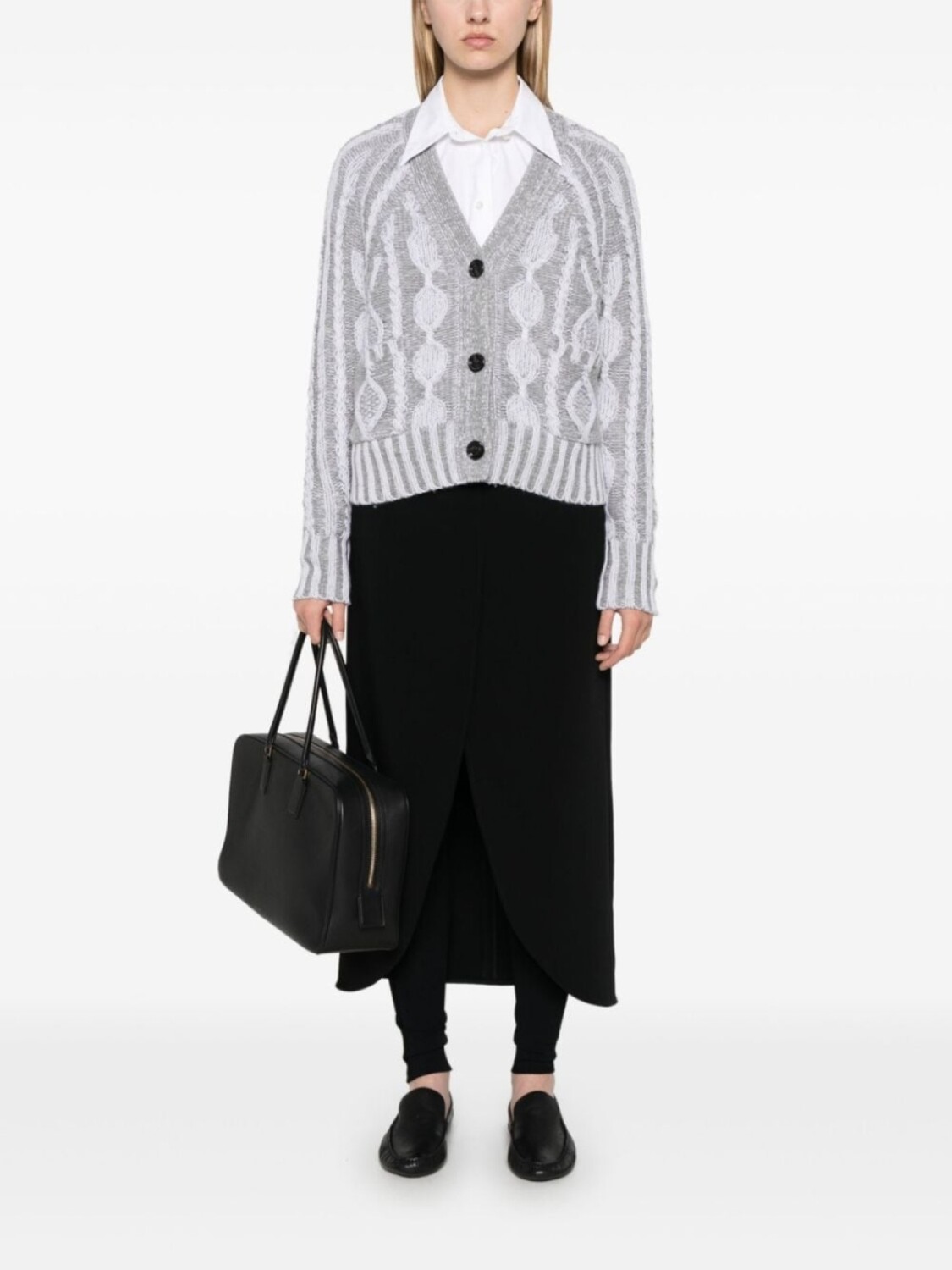 

Allude кардиган с V-образным вырезом, серый