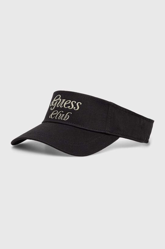 

Шапка с хлопковым козырьком для детей Guess, черный