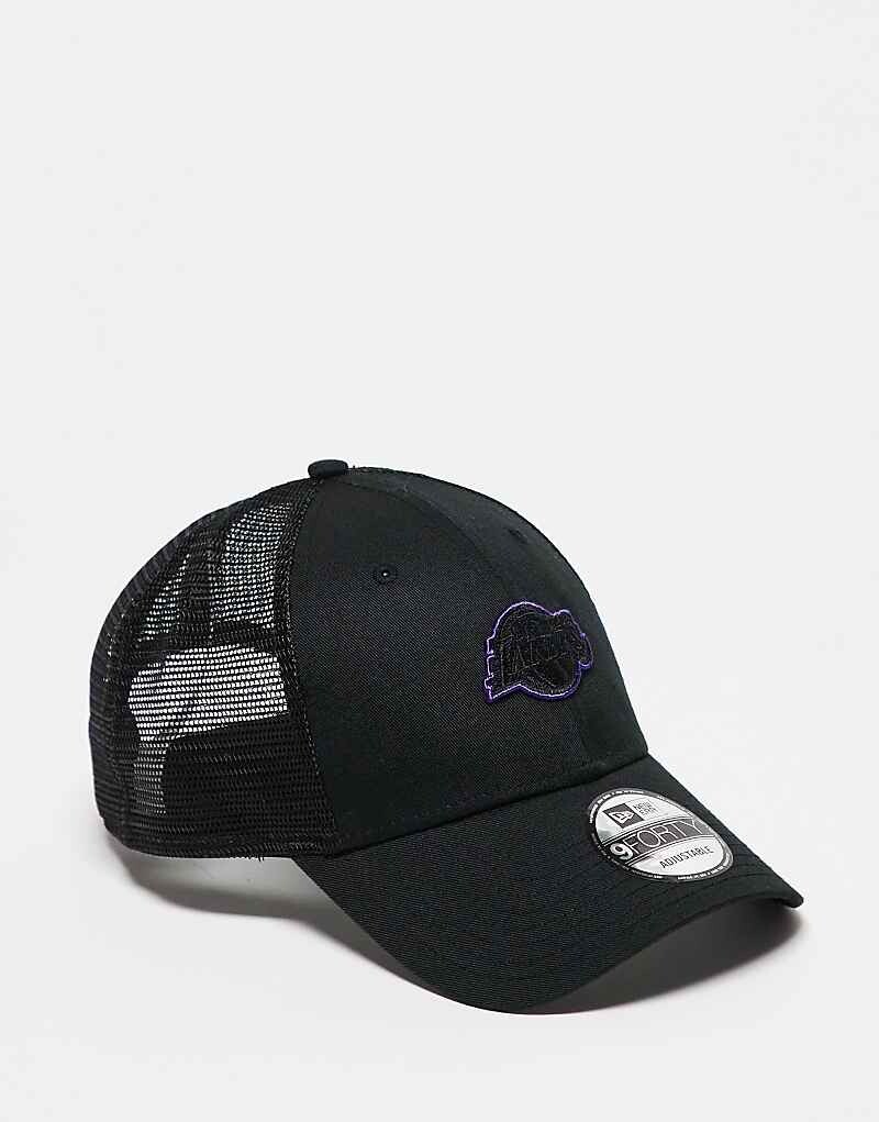 

Черная кепка New Era LA Lakers 9forty