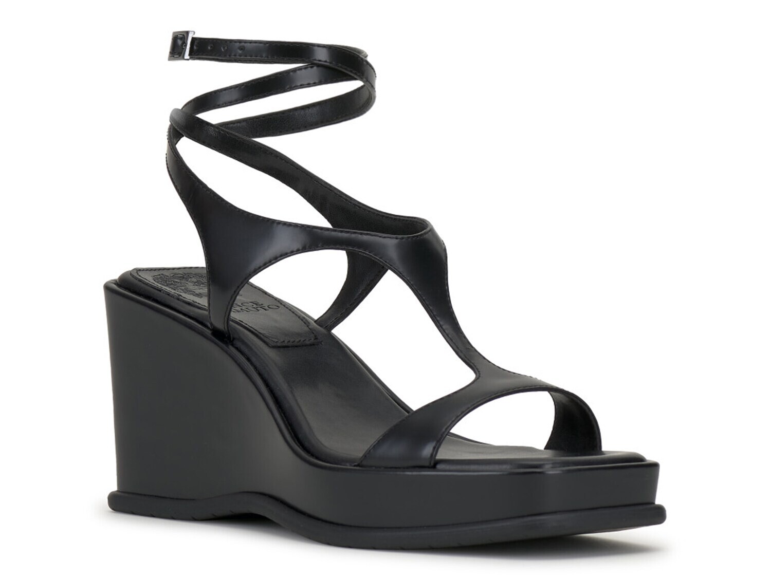 

Сандалии Vince Camuto Fetemee на танкетке, черный