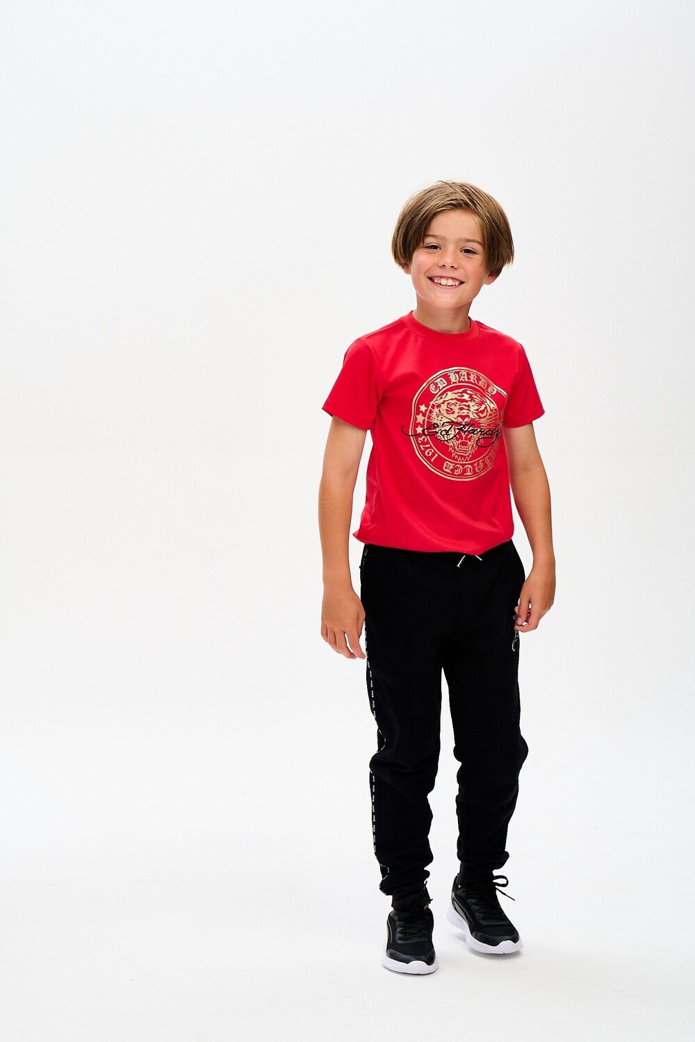 

Красная футболка с логотипом Ed Hardy, красный