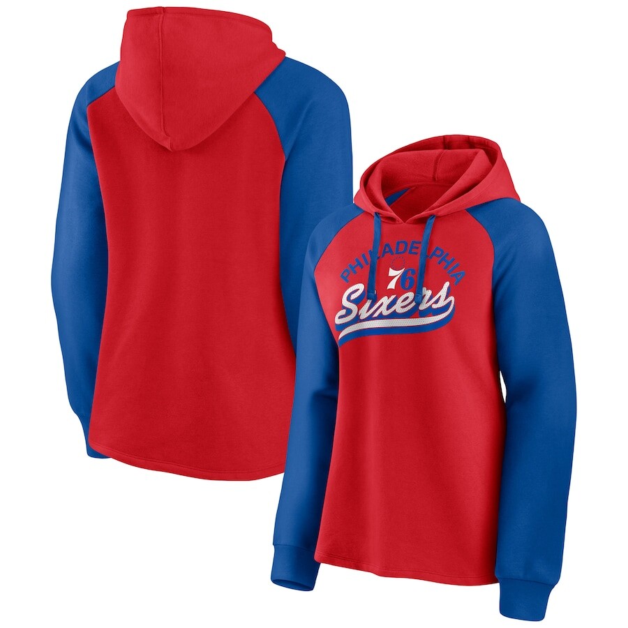

Пуловер с капюшоном Fanatics Branded Philadelphia 76Ers, красный